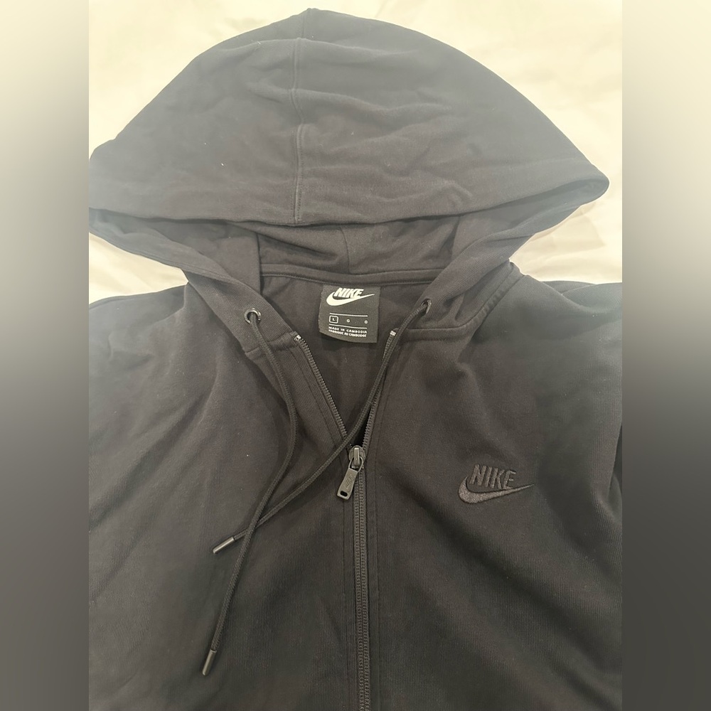 Nike crop zip up